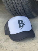 Load image into Gallery viewer, &quot;BoldX&quot; Trucker Hat (white/black)
